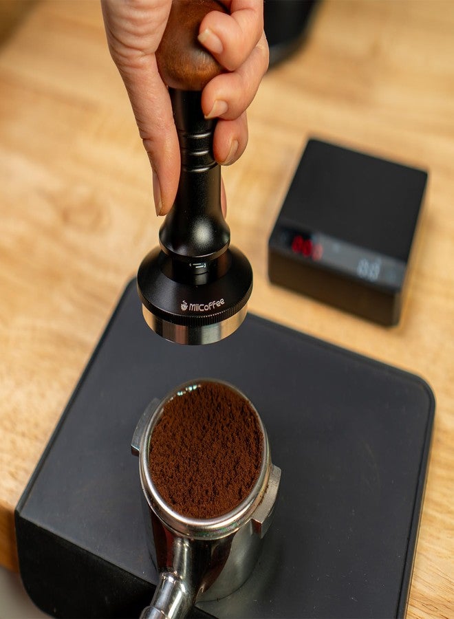 MiiCoffee Espresso Coffee Tamper 58.5mm, Level Coffee Tamper for 58mm Portafilter, Adjustable Depth Stainless Steel Ripple Base - Image 5